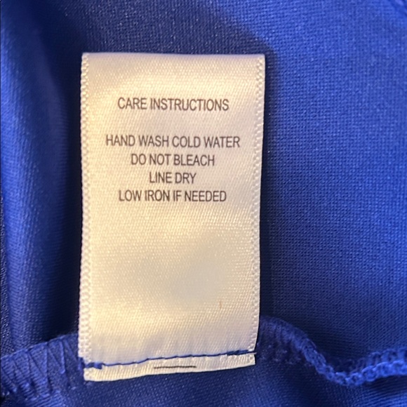 Emerald Sundae Royal Blue Asymmetrical Dress - Picture 8 of 11